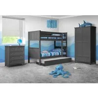 Maine Bunk Bed Convertible - Anthracite, MDF