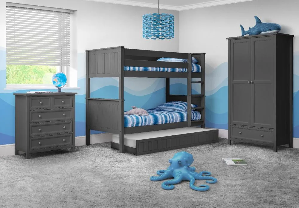 Maine Bunk Bed Convertible - Anthracite, MDF image