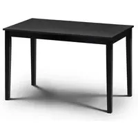 Rectangular Dining Table - Black, Lacquered Wood