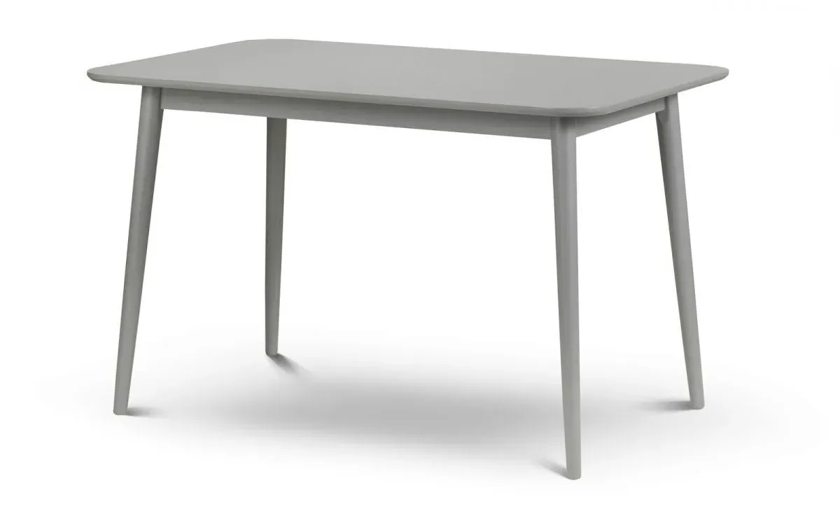 Rectangular Dining Table - Grey, Lacquered Wood