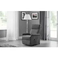 Rise Recliner Chair with Motor - Charcoal, Velvet