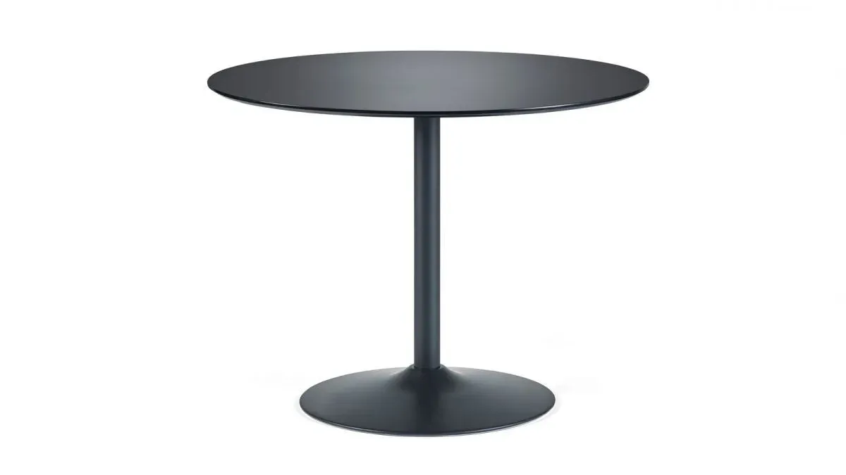 Round Dining Table - Black, Wood image