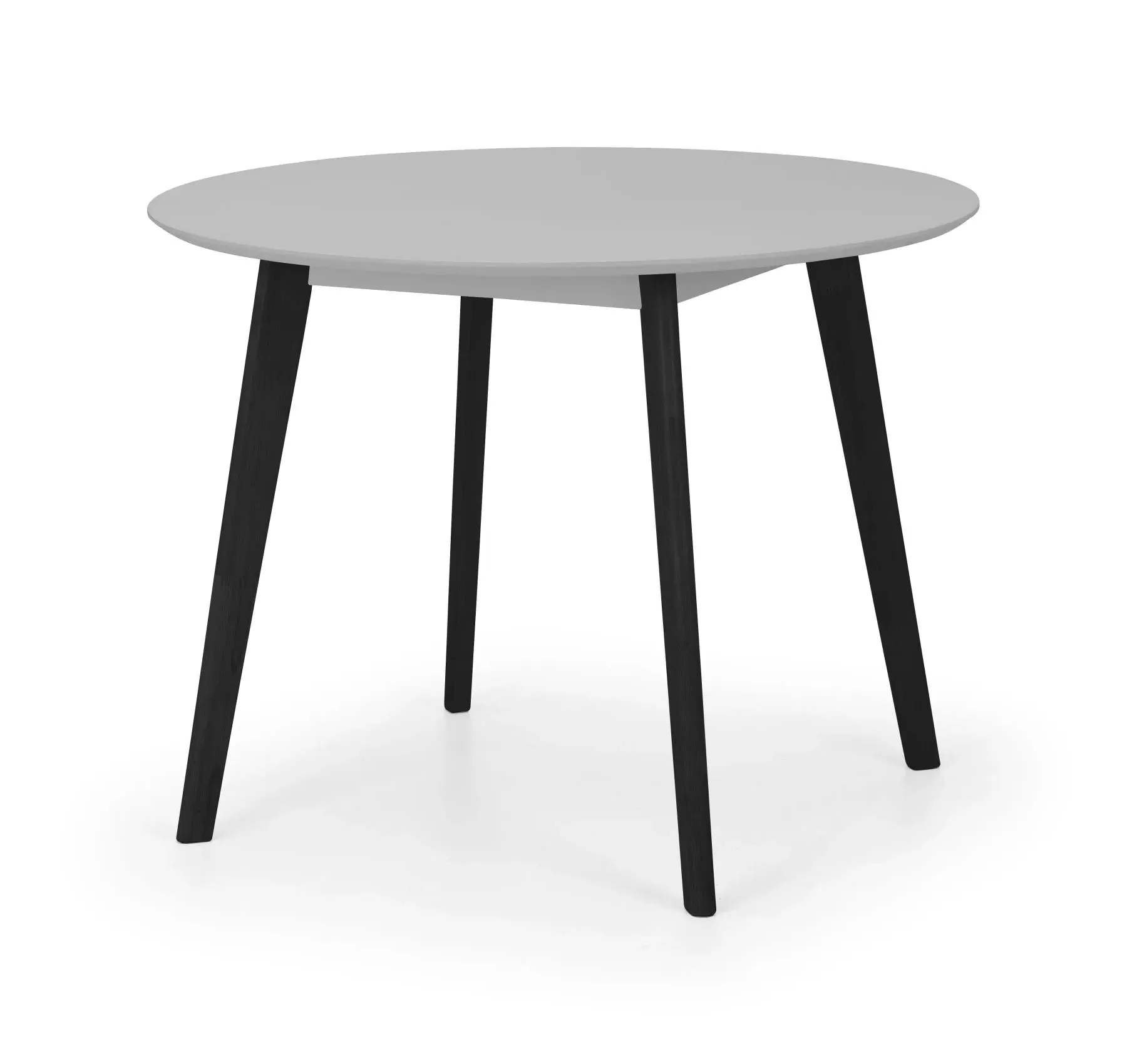 Round Dining Table - Grey, Hardwood image
