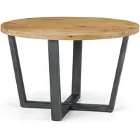 Round Dining Table - Natural, Solid Oak