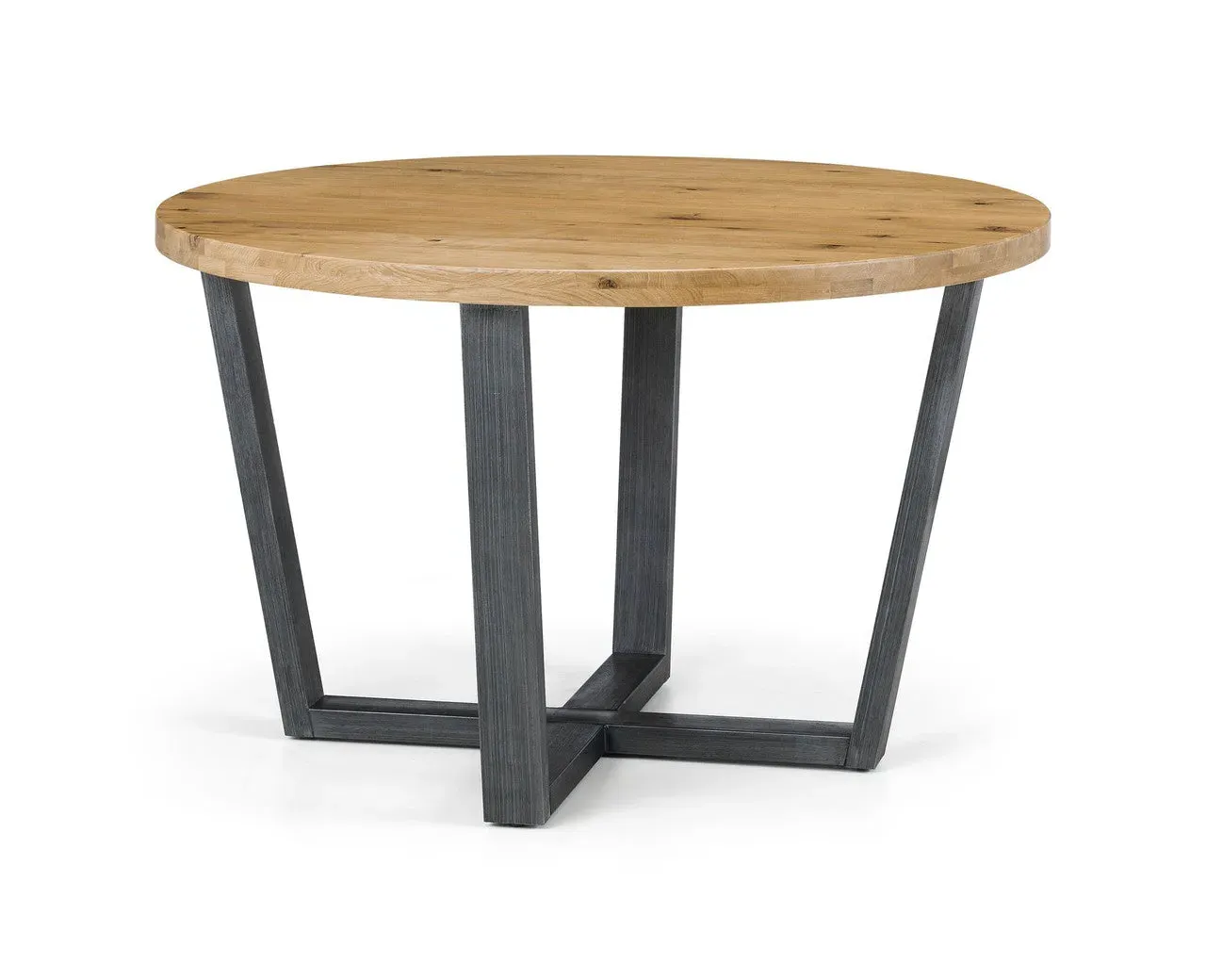 Round Dining Table - Natural, Solid Oak image