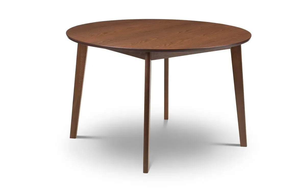 Round Dining Table - Walnut, Wood Effect image
