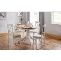 Round Pedestal Dining Table - Oak, Rubberwood