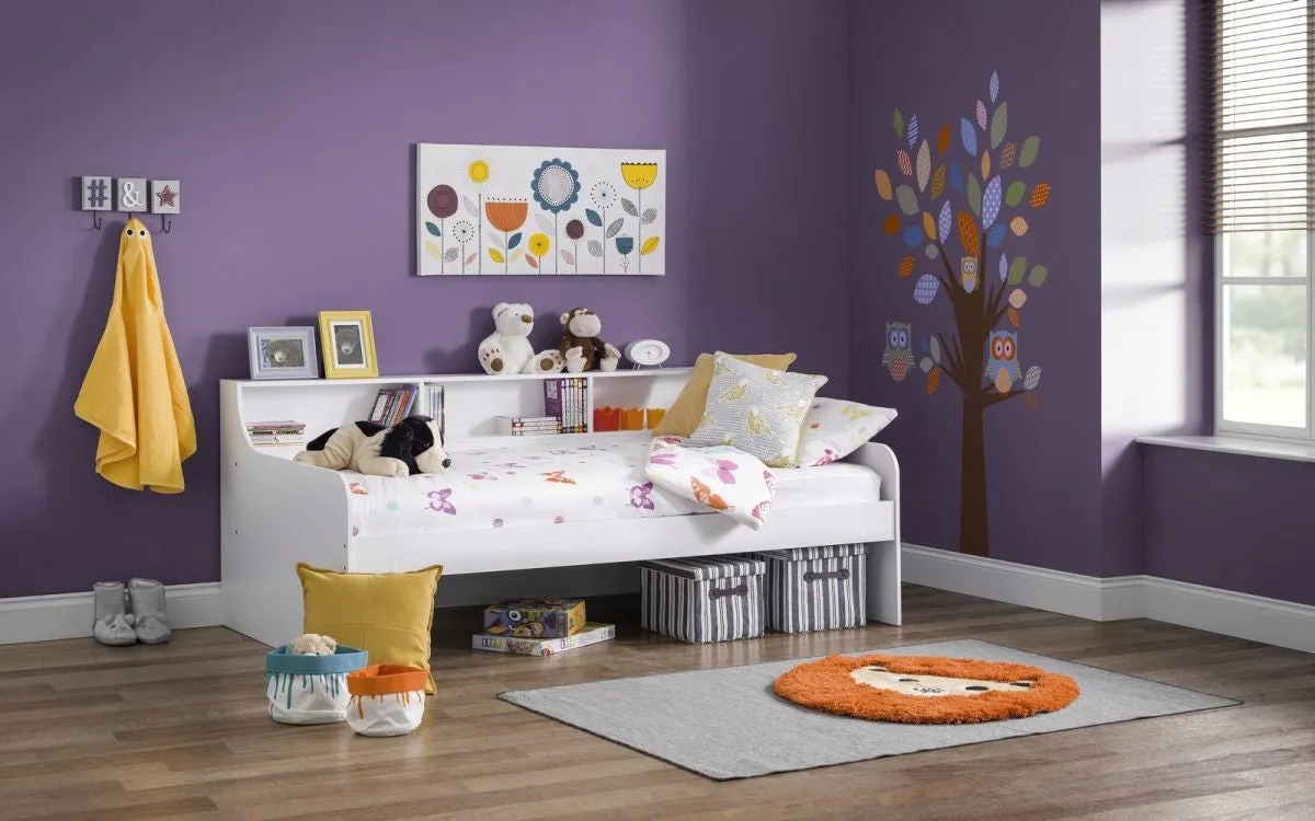 Single Daybed with Storage - White, Particleboard image