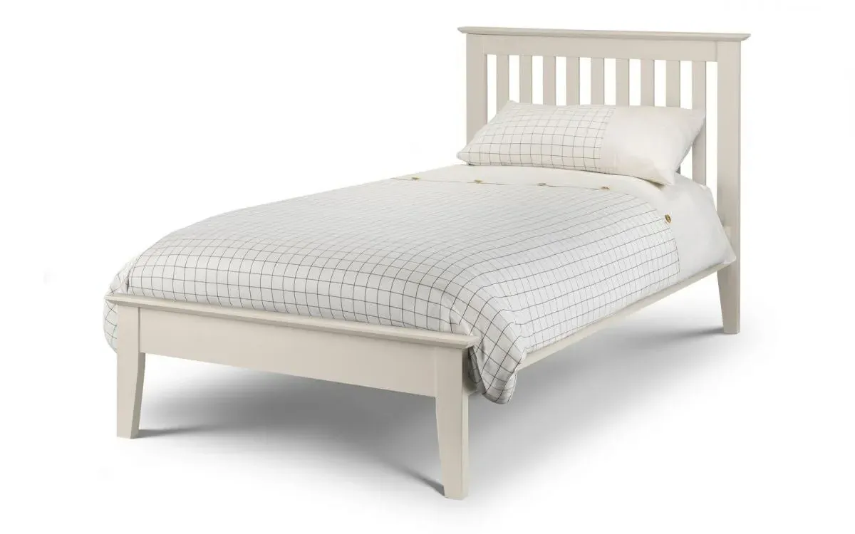 Single Shaker Bed Frame - Ivory, Oak image