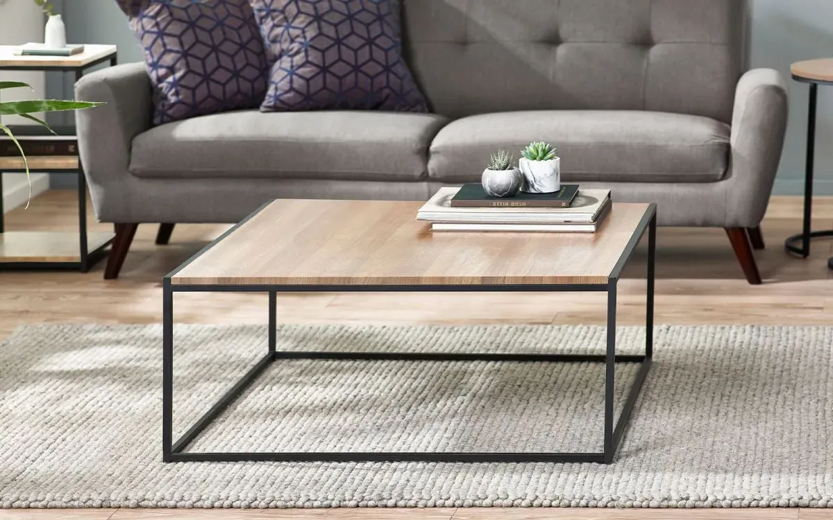 Square Coffee Table - Sonoma Oak, MDF image