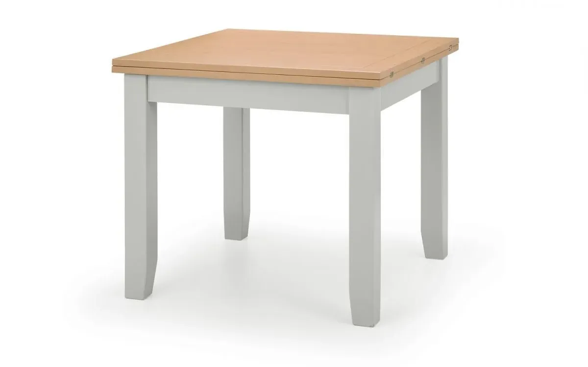 Square Flip-Top Dining Table - Grey, Oak