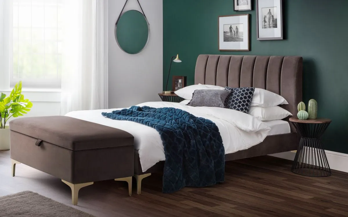 Storage Blanket Box with Soft Close - Truffle, Velvet image