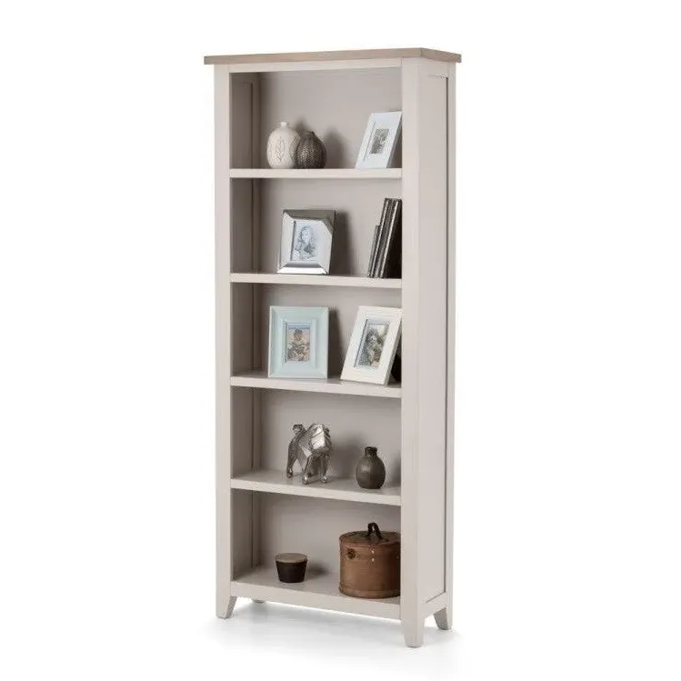 Tall Bookcase Two-Tone - Grey, Oak image