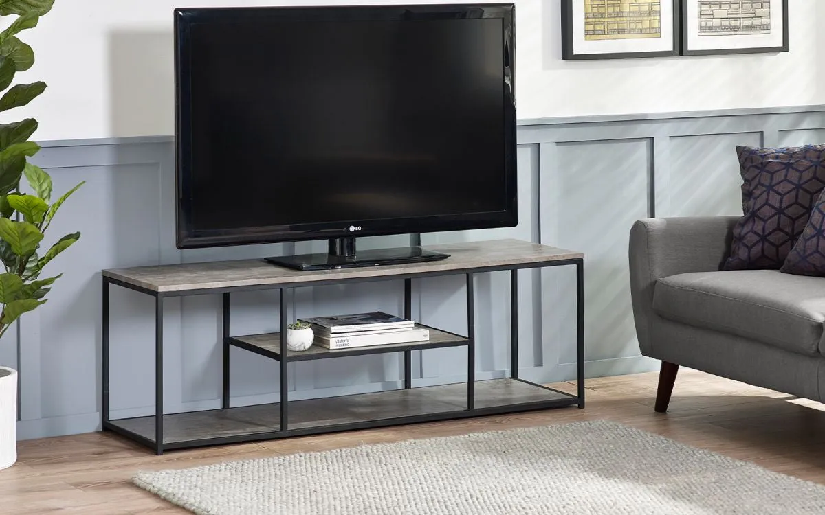 TV Unit Stand - Black, Metal
