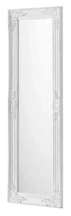 Wall Dress Mirror - White, Wood image