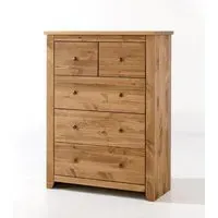 3+2 Drawer Chest - Pine, Wood