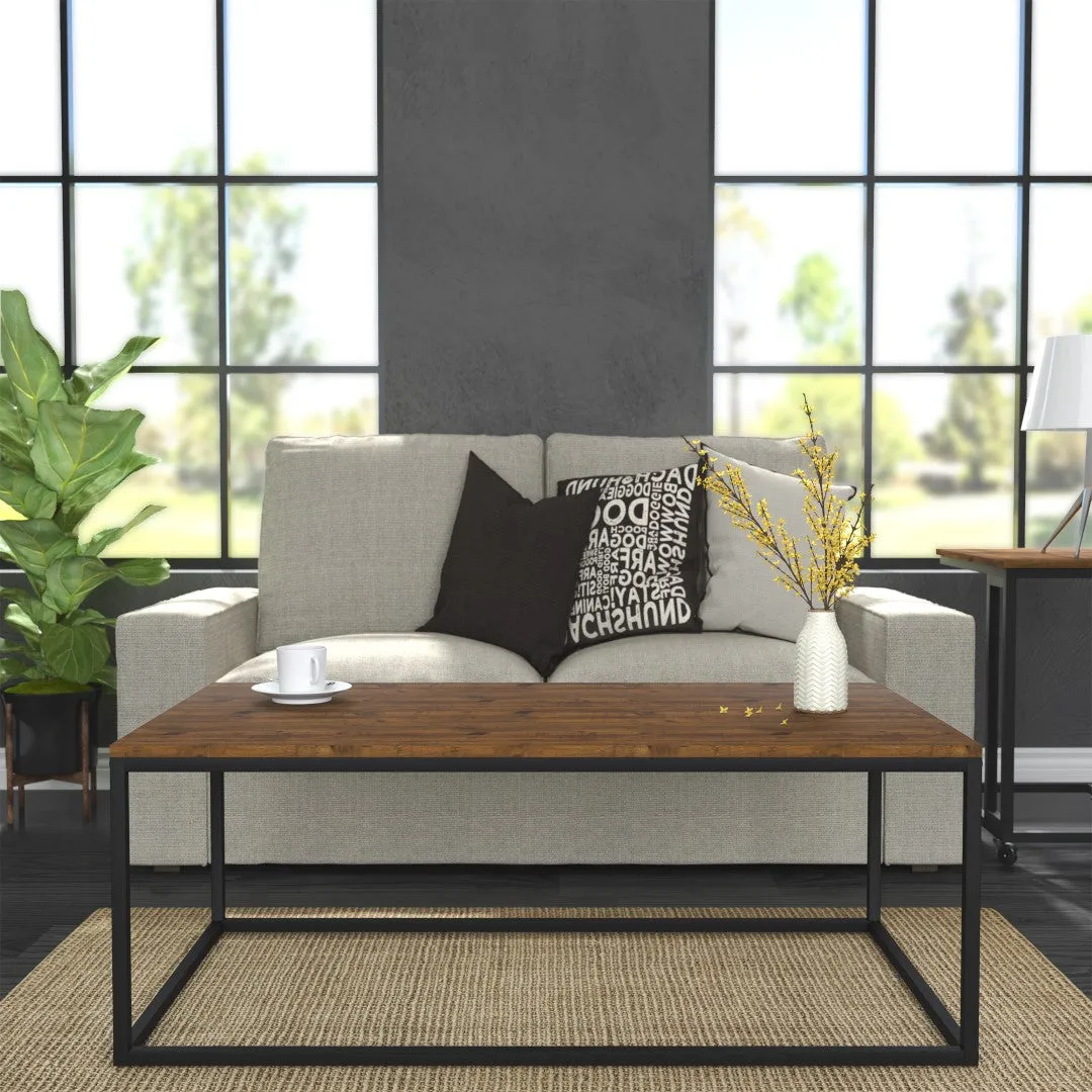 Coffee Table with Storage - Black, Metal image