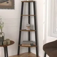 Corner Storage Unit - Black, Metal