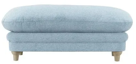 Plumpton Footstool - Duck Egg, Chenille