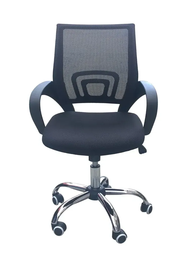 Swivel Office Chair with Mesh Back - Black, Mesh image