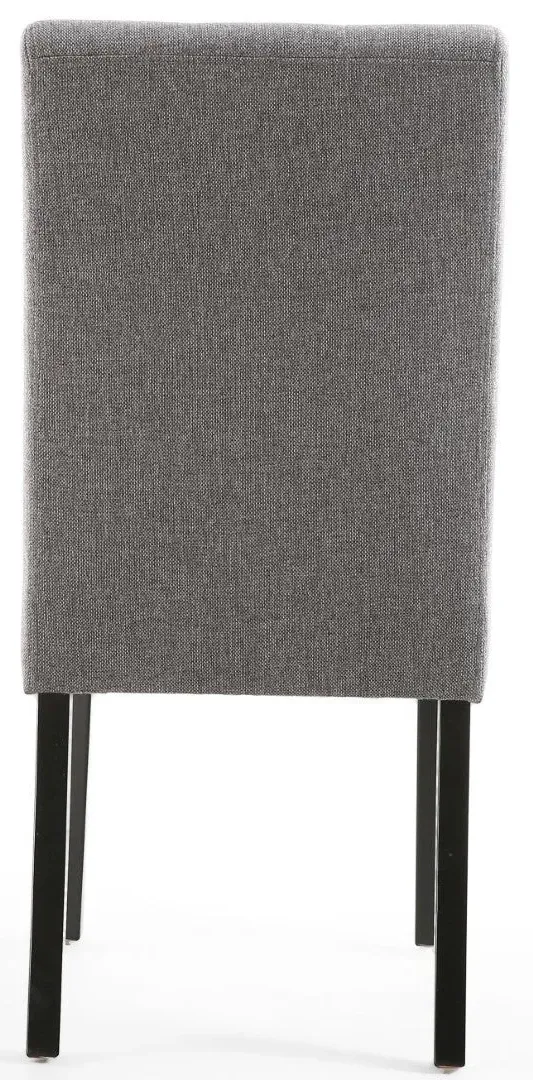 10-Pack Dining Chairs with Waffle Stitch - Grey