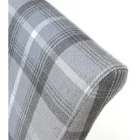 10-Pack Scroll Back Dining Chairs - Grey, Fabric
