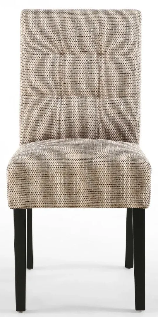 12-Pack Dining Chairs with Waffle Stitch - Oatmeal