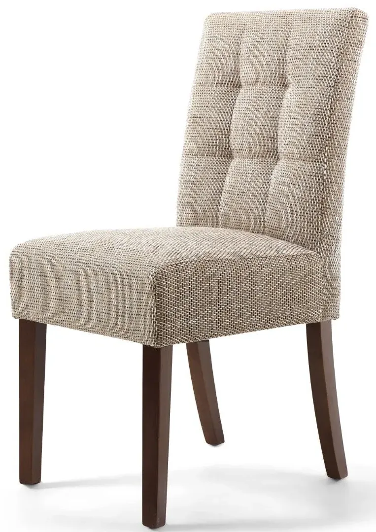 2-Pack Dining Chairs with Waffle Stitch - Oatmeal image