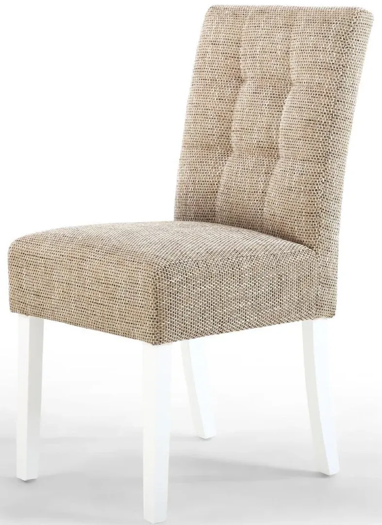 2-Pack Dining Chairs with Waffle Stitch - Oatmeal image