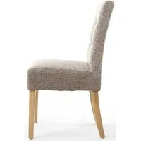 4-Pack Dining Chairs with Waffle Stitch - Oatmeal