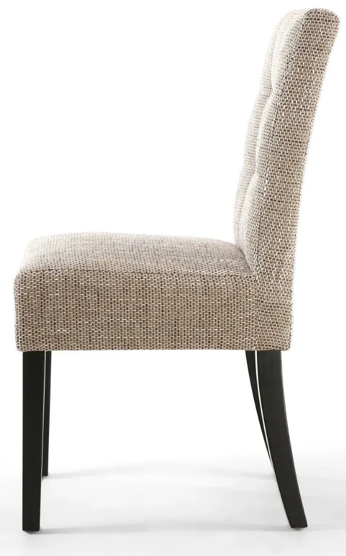 4-Pack Dining Chairs with Waffle Stitch - Oatmeal