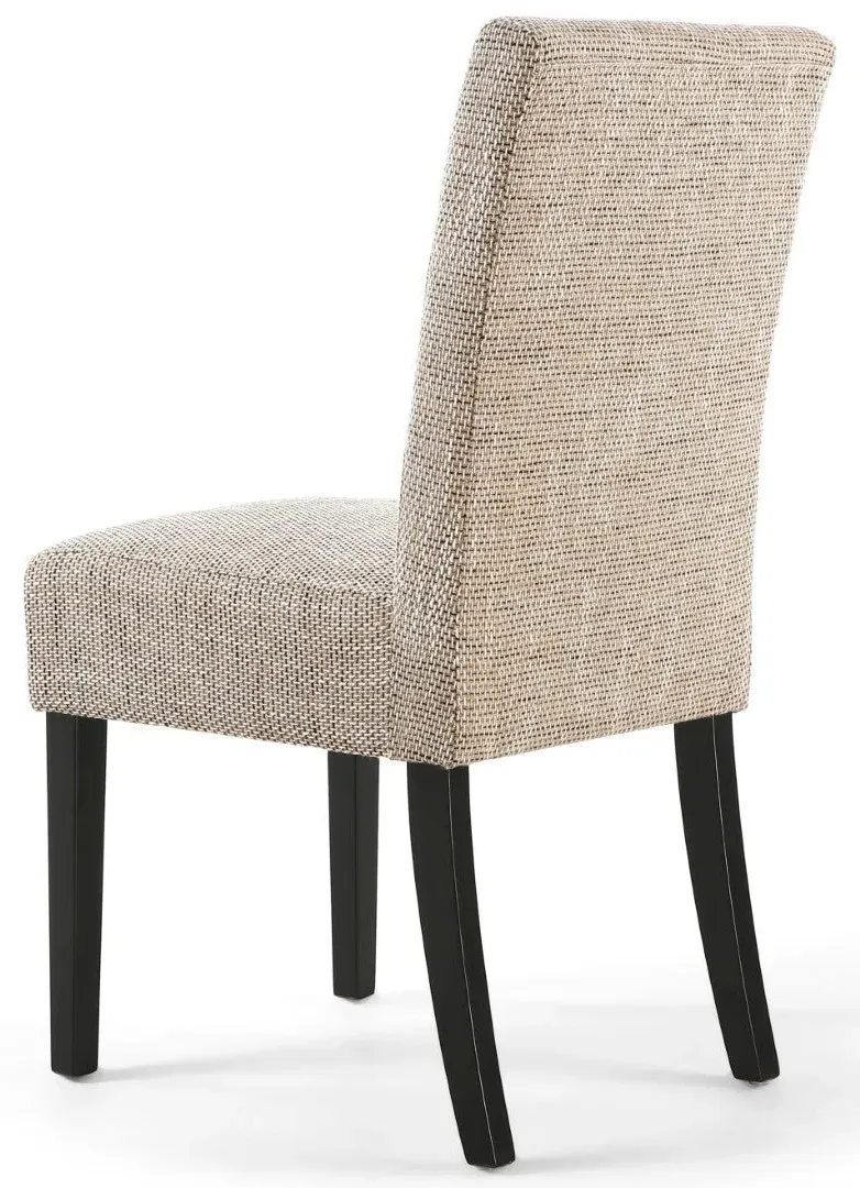 6-Pack Dining Chairs with Waffle Stitch - Oatmeal