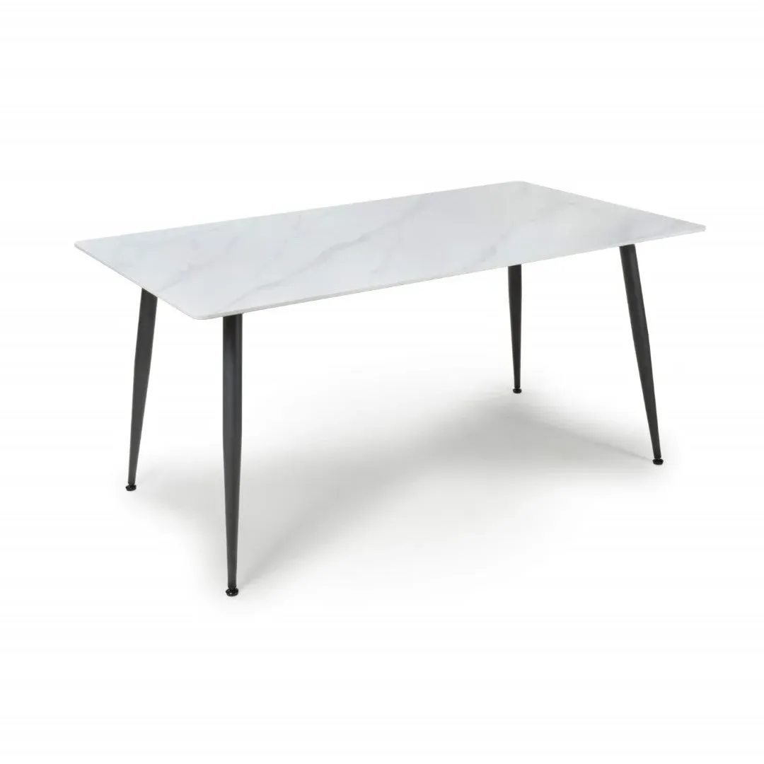 Rectangular Dining Table - White, Ceramic