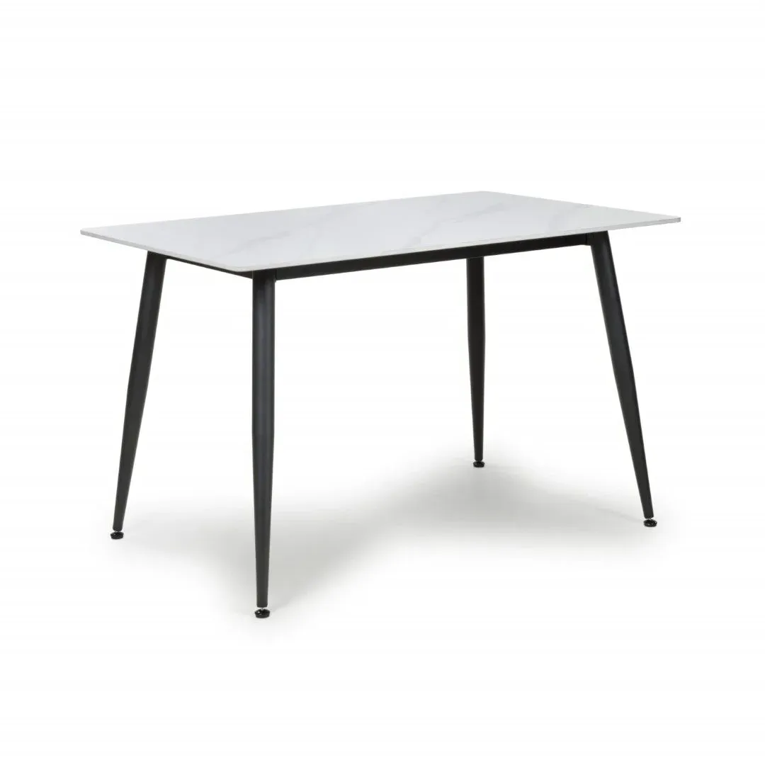 Rectangular Dining Table - White, Ceramic image