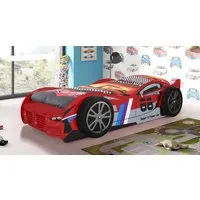 Turbo Racing Car Bed No 88 - Red, MDF
