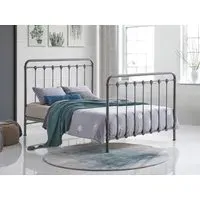 King Size Metal Bed Frame - Black, Metal