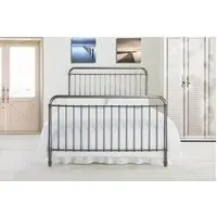 King Size Metal Bed Frame - Black, Metal