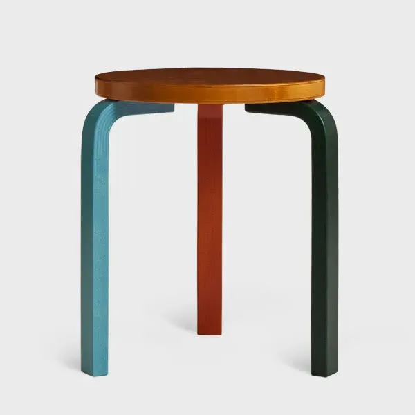 Artek Reimagined by Paul Smith Aalto Stool 60 Edition Two - White, Birch product