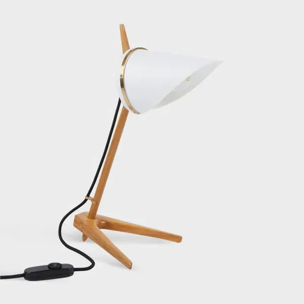 Joe Armitage Desk Lamp - Multicolour, Timber product