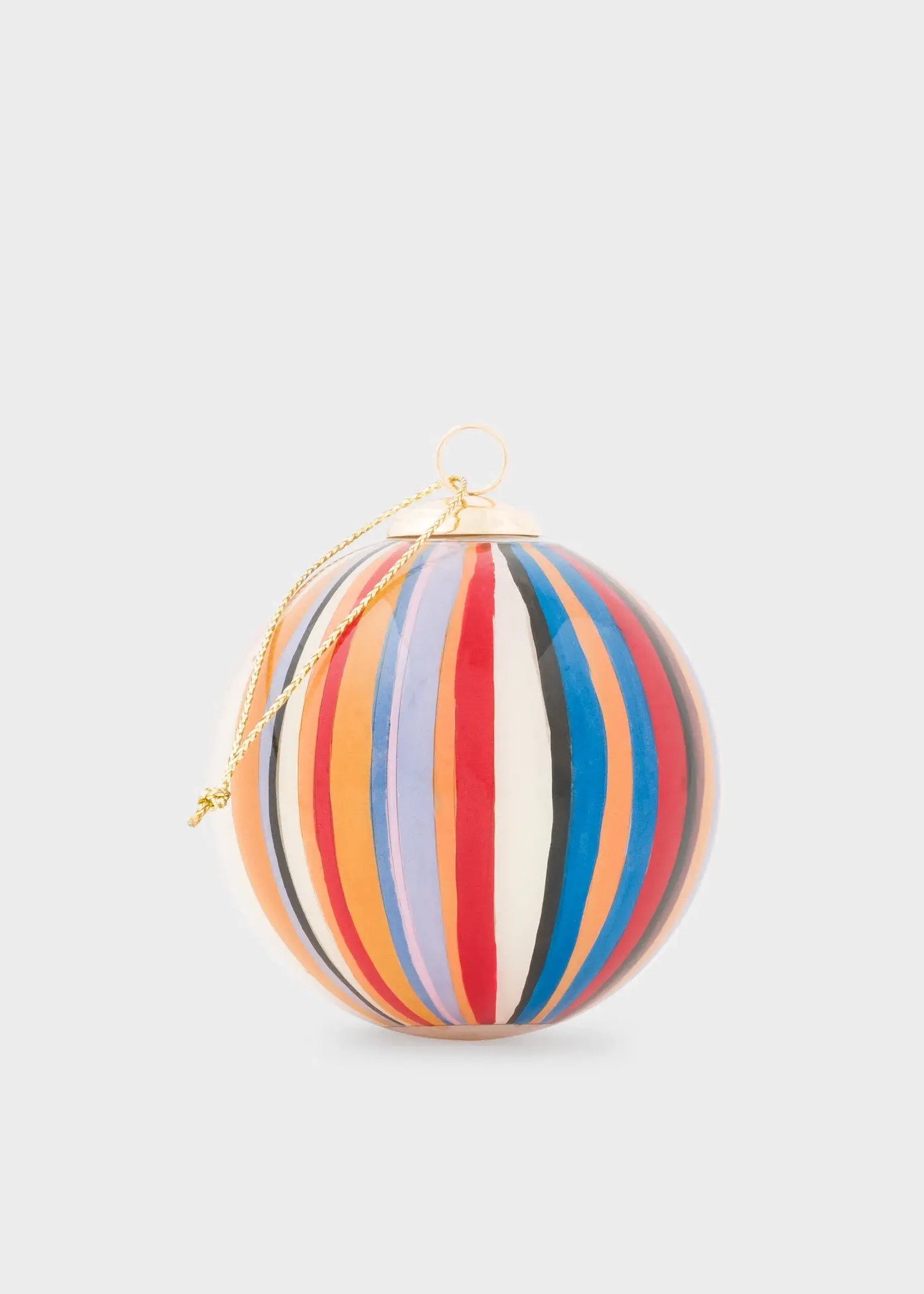 Paul Smith Signature Stripe Glass Bauble - Multicolour product