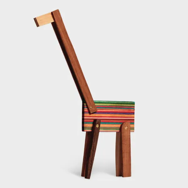 Studiomama Herbert Off-Cut Sculpture - Multicolour, Wood product