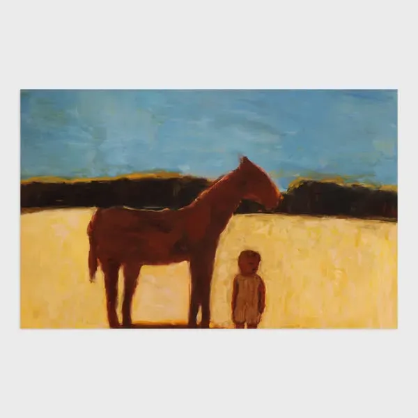 The Shimmering Field by Bridget Moore Framed Art - Multicolour product