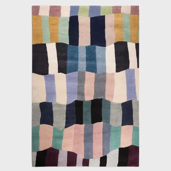 Paul Smith Parachute Sky Small Rug - Multicolour, Wool product