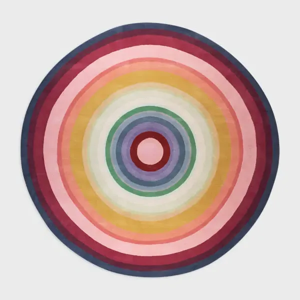 Paul Smith Prisma Round Rug - Multicolour, Wool product