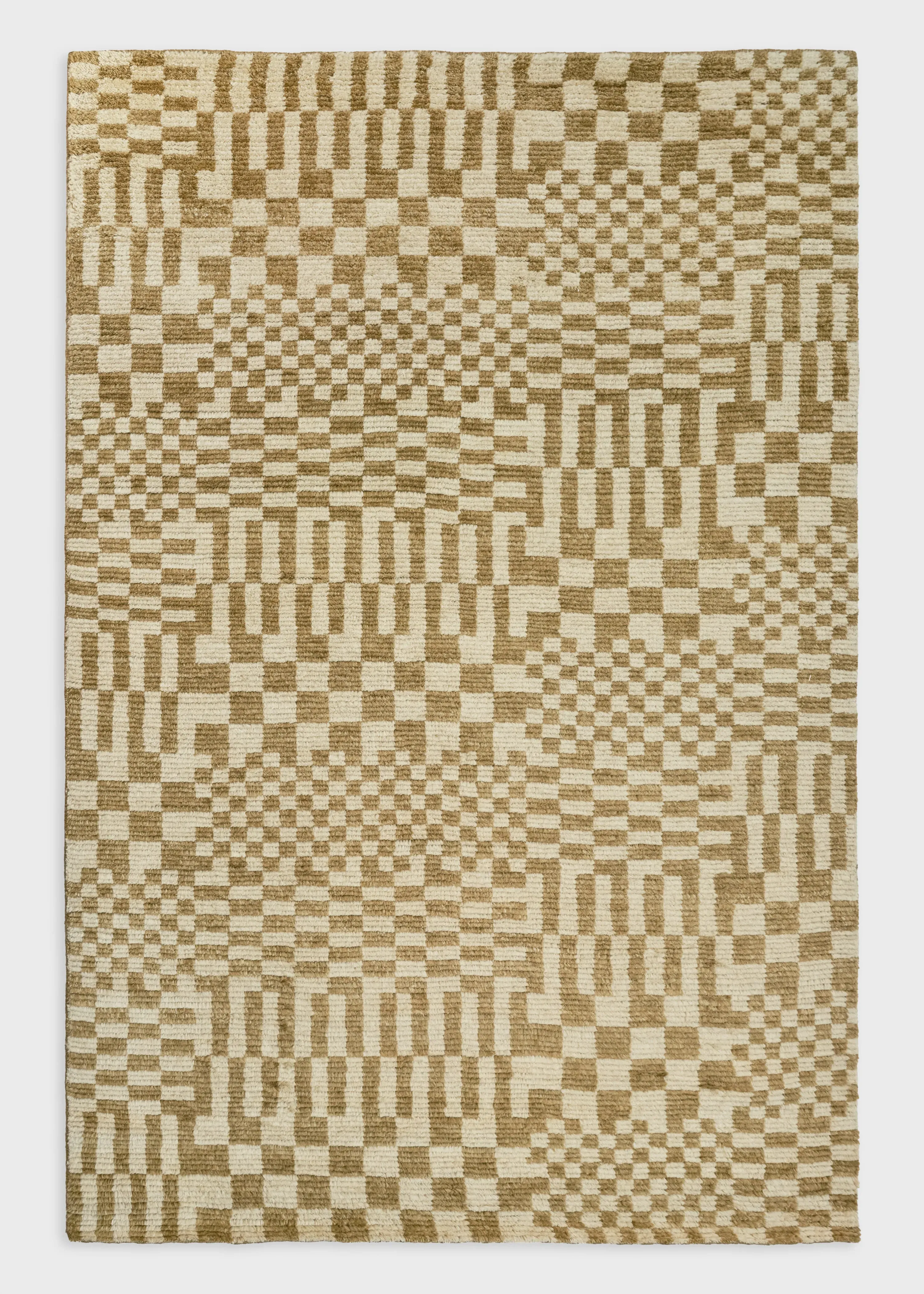 Paul Smith Ratio Axis Sand Rug - Brown, Wool product