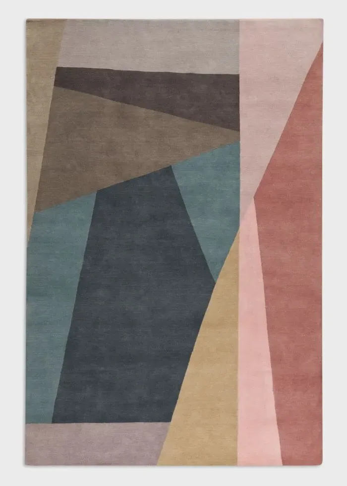 Paul Smith Split Bright Small Rug - Multicolour, Wool product