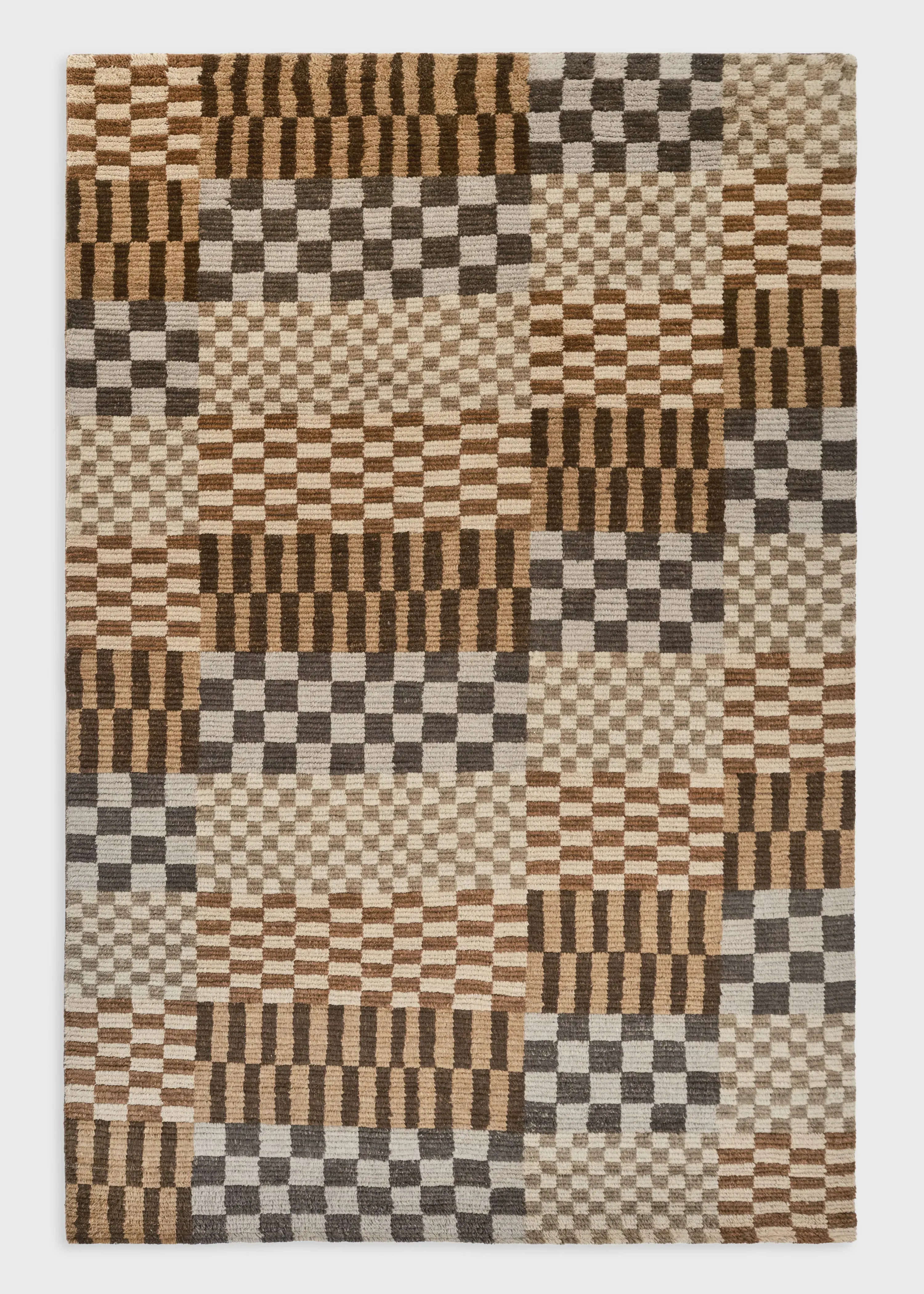 Ratio by Paul Smith Axis Autumn Rug - Brown, Wool product