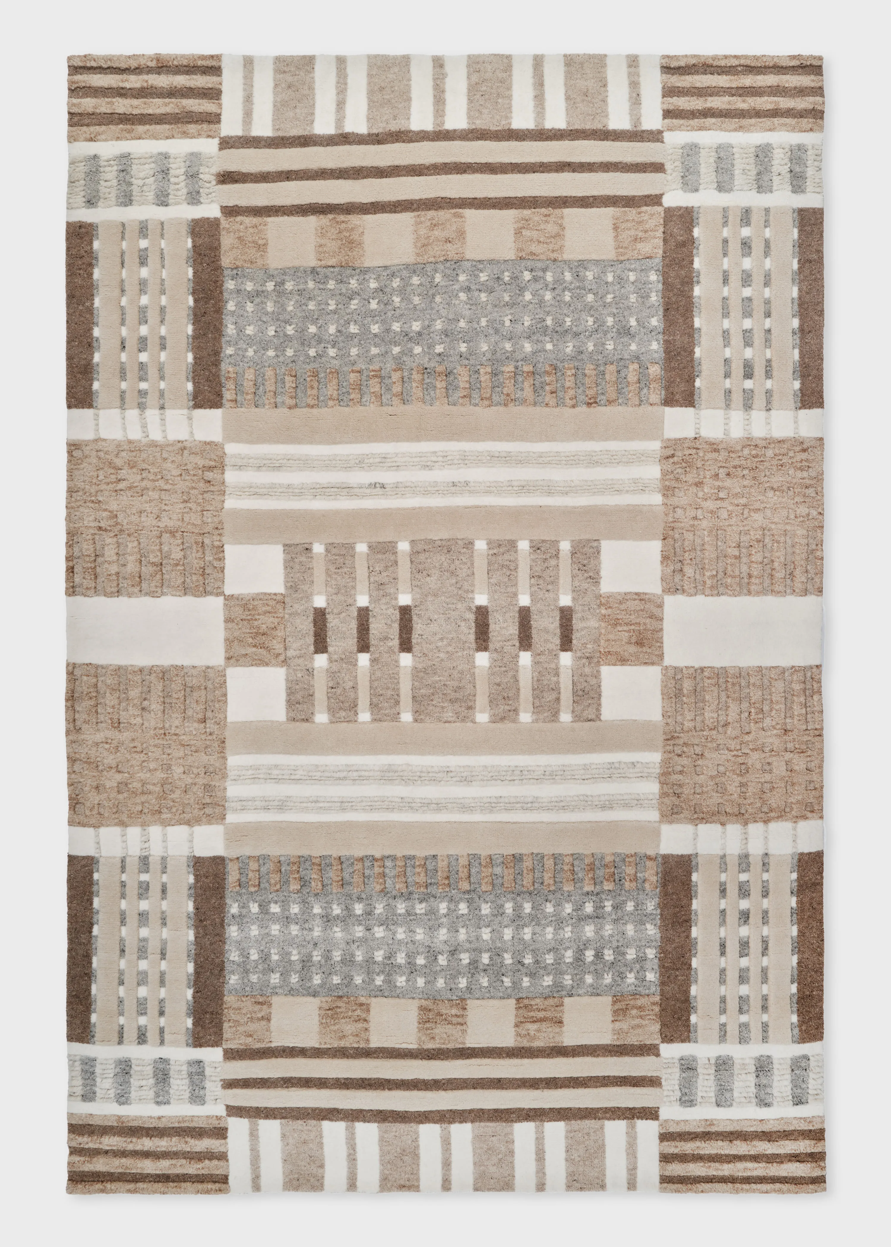 Ratio by Paul Smith Rug - Brown, Wool product