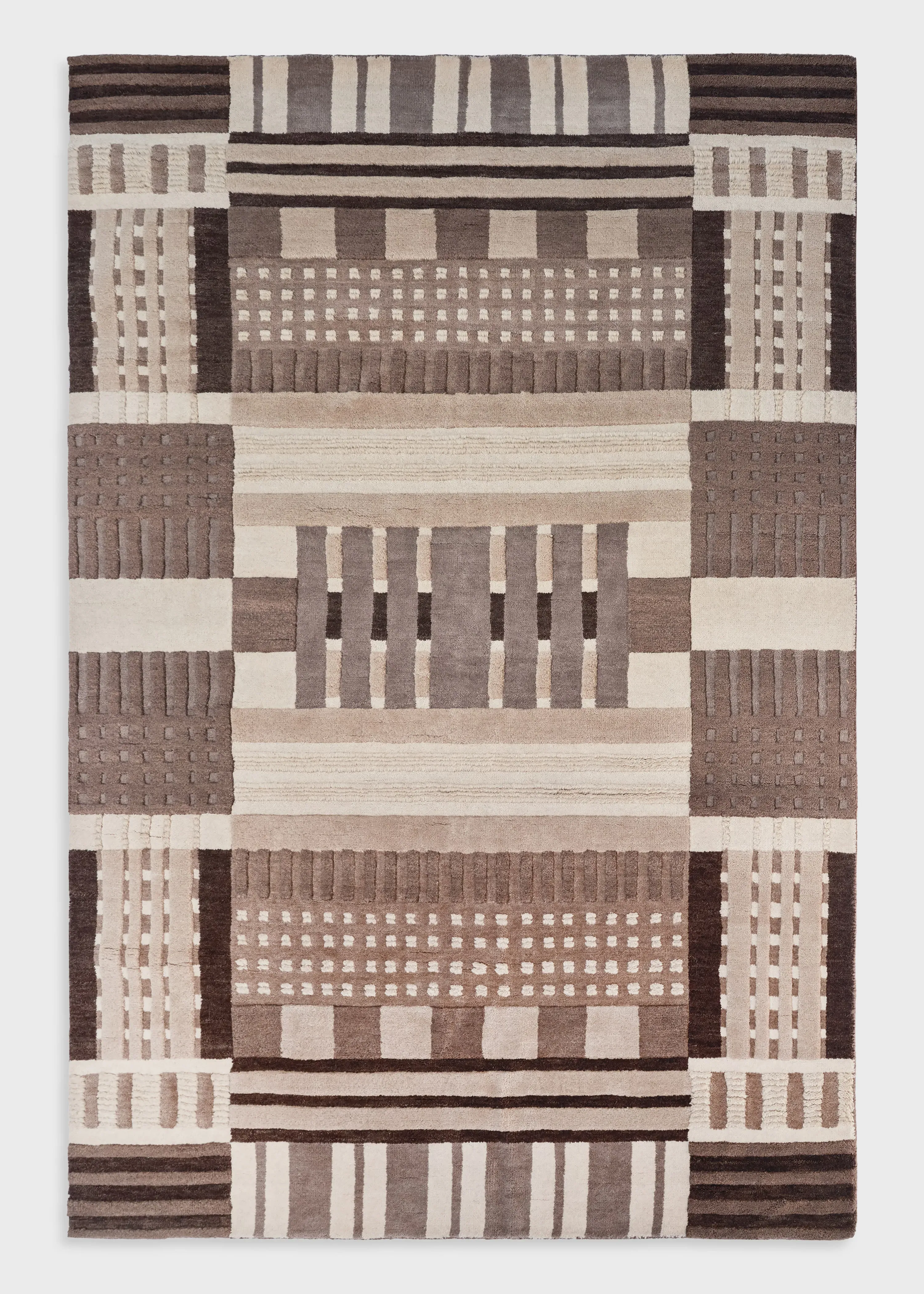 Ratio by Paul Smith Rug - Brown, Wool product