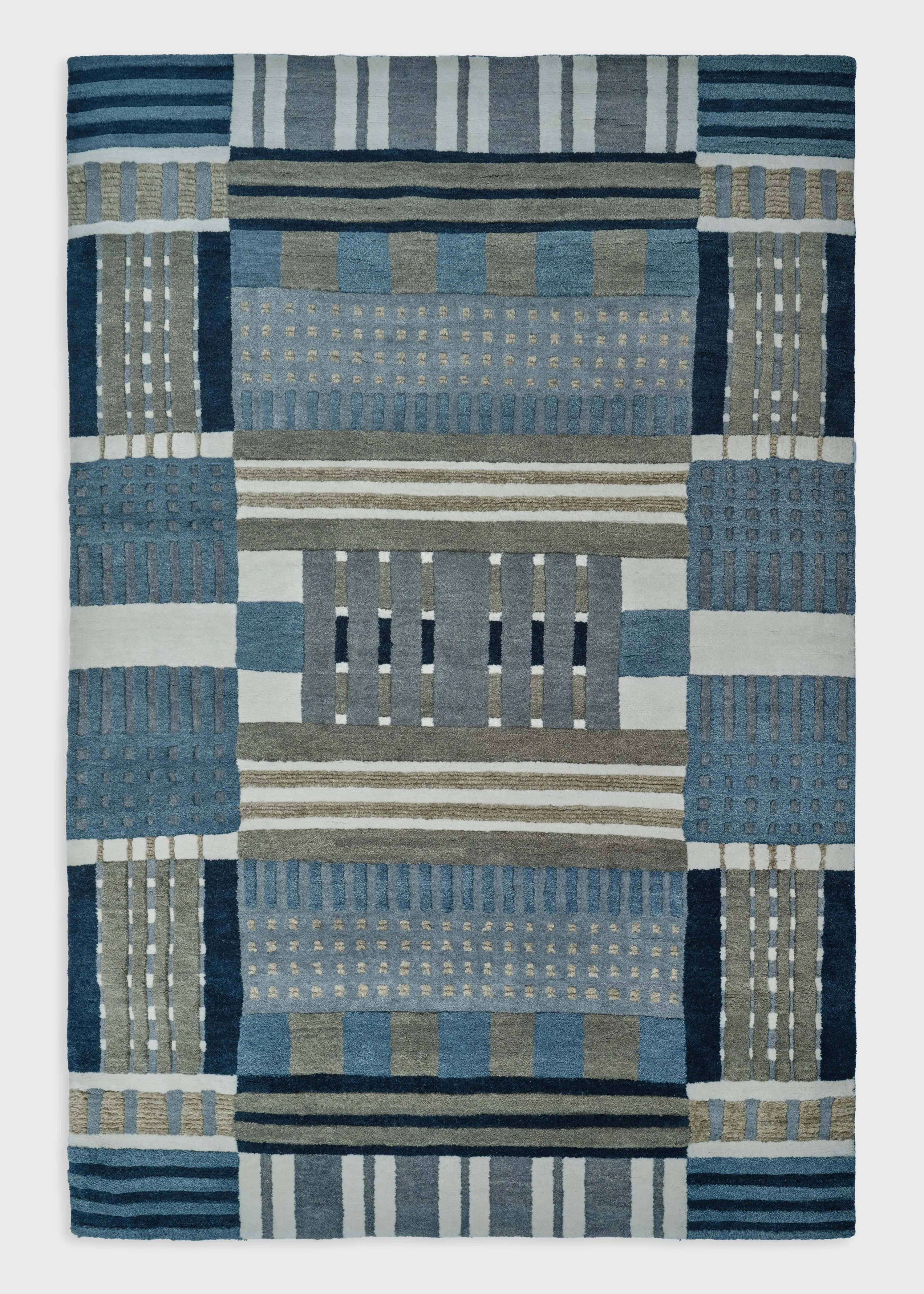 Ratio by Paul Smith Rug - Indigo Blue, Wool product